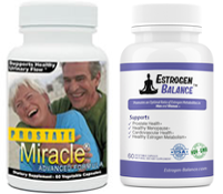 save money when you buy Prostate Miracle and Estrogen Balance together